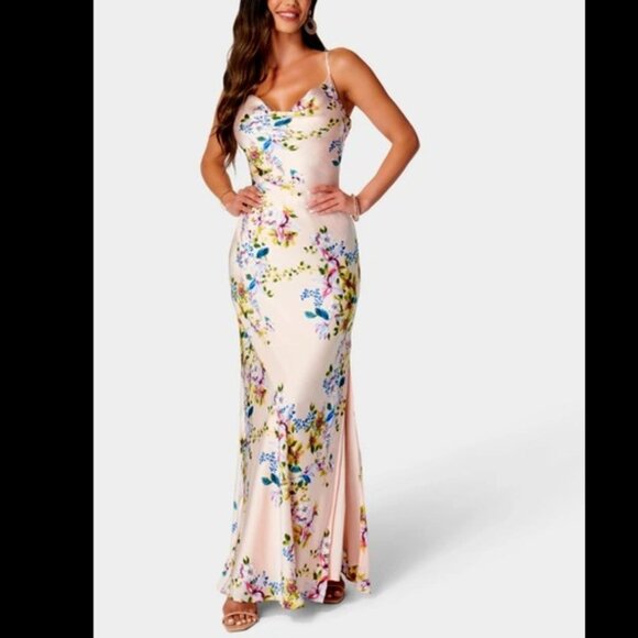 Windsor Dresses & Skirts - NWT - Windsor - Floral Cowl Neck Maxi Dress - Size Medium